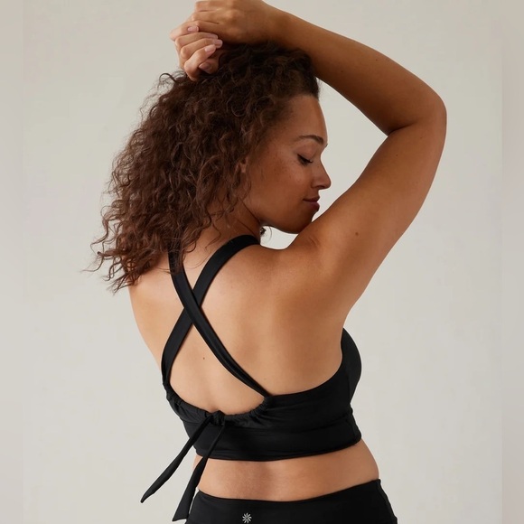 NWT! Athleta Black Plunge Bikini Top D-DD - Multiple Sizes 🩵 - Picture 4 of 12